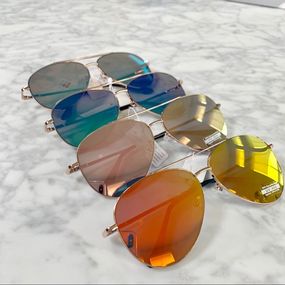 RESTOCK! 😎Candy Aviator Mirror Lens Sunglasses - Picture 4 of 7
